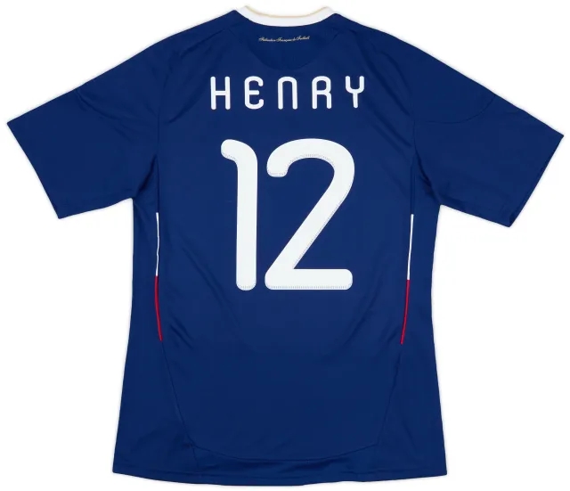 2009-10 France Home Shirt Henry #12 (M)