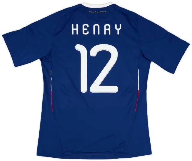 2009-10 France Home Shirt Henry #12 (L)