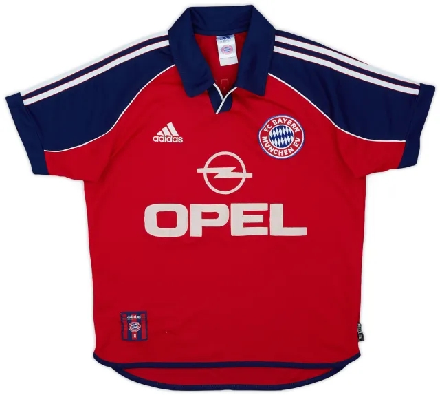 1999-01 Bayern Munich Home Shirt - 6/10 - (Y)