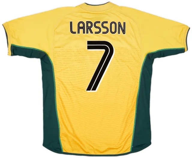 2002-03 Celtic Away Shirt Larsson #7 - 7/10 - (L)