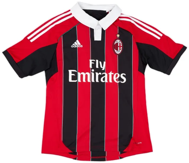 2012-13 AC Milan Home Shirt - 7/10 - (M)