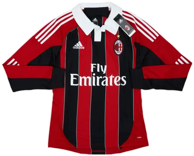 2012-13 AC Milan Home L/S Shirt (S)