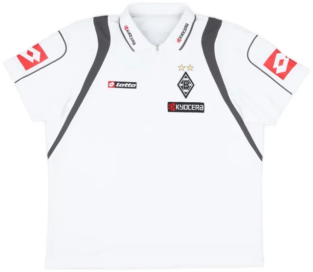 2006-07 Borussia Monchengladbach Lotto 1/4 Zip Polo Shirt - 8/10 - (XXL)
