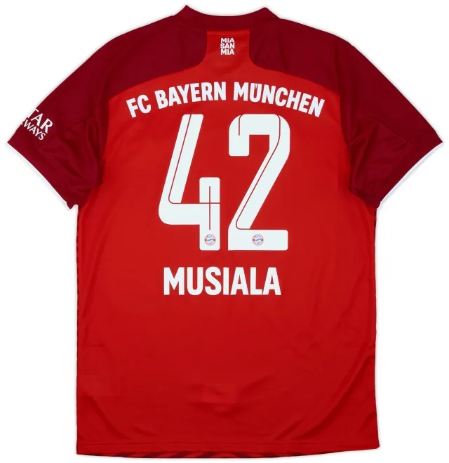 2021-22 Bayern Munich Home Shirt Musiala #42 (M)