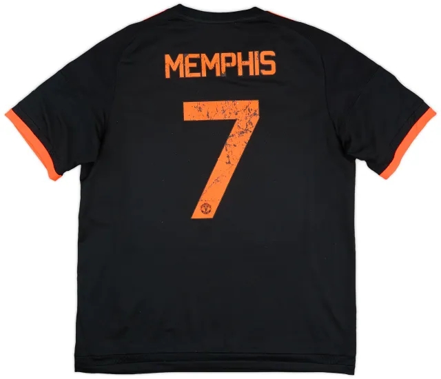 2015-16 Manchester United Third Shirt Memphis #7 - 5/10 - (XL)