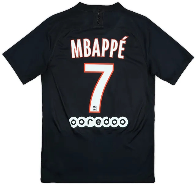 2019-20 Paris Saint-Germain Fourth Shirt Mbappe #7 - 10/10 - (S)