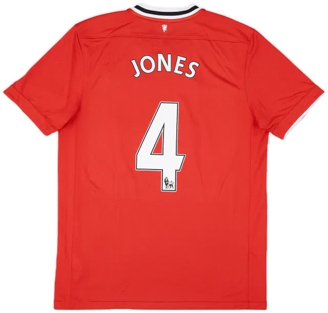 2011-12 Manchester United Home Shirt Jones #4 - 6/10 - (L)