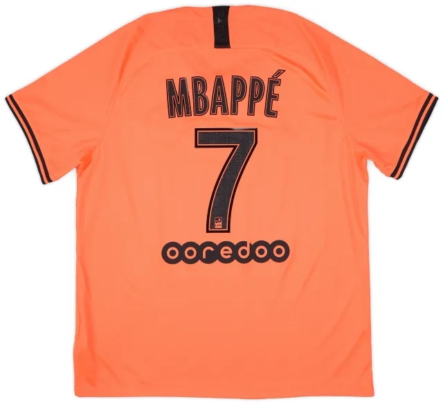 2019-20 Paris Saint-Germain Away Shirt Mbappe #7 - 9/10 - (XL)