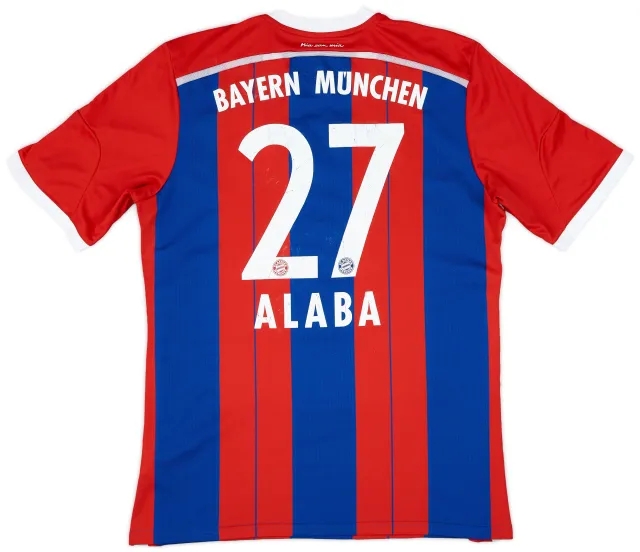2014-15 Bayern Munich Home Shirt Alaba #27 - 5/10 - (XL)