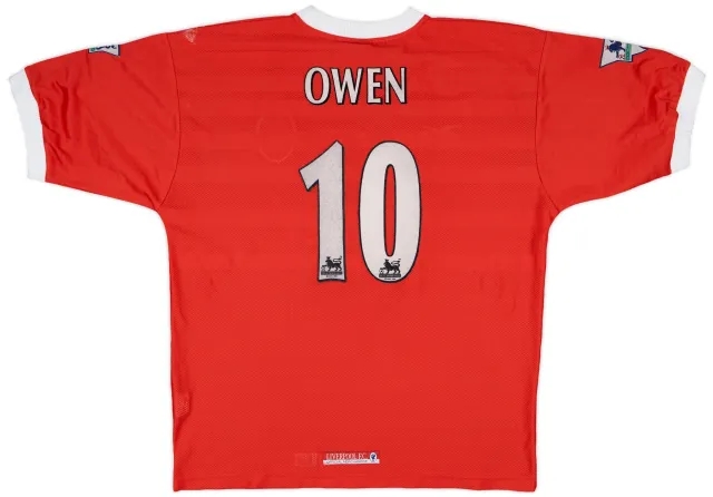 1998-00 Liverpool Home Shirt Owen #10 - 5/10 - (L)
