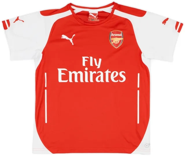 2014-15 Arsenal Home Shirt - 6/10 - (L.Boys)