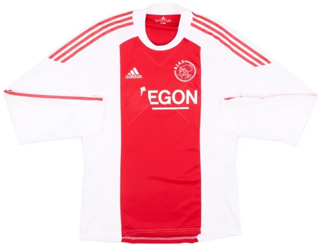 2010-11 Ajax Match Issue Home L/S Shirt #4 (Vertonghen)