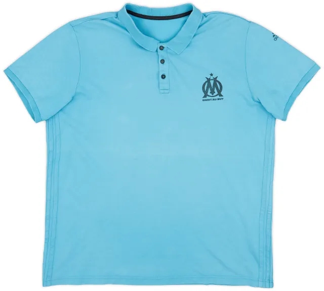 2016-17 Olympique Marseille adidas Polo Shirt - 7/10 - (XXL)