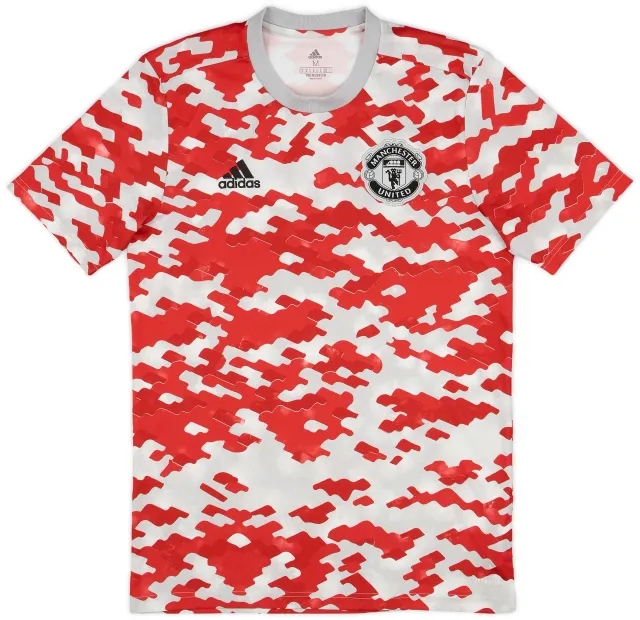2021-22 Manchester United adidas Training Shirt - 9/10 - (M)