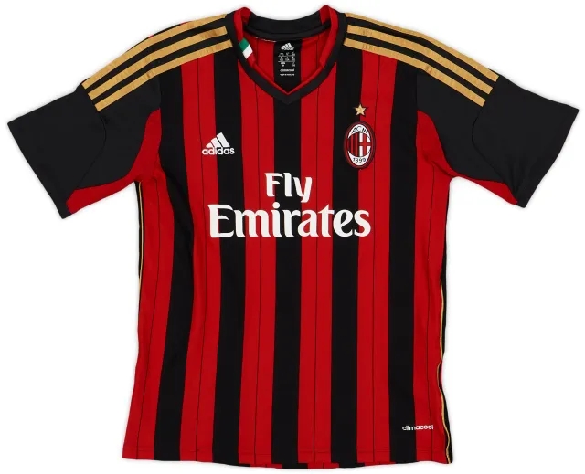 2013-14 AC Milan Home Shirt - 8/10 - (M.Boys)