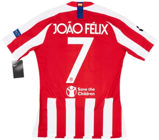 2019-20 Atletico Madrid Player Issue European Home Shirt Joao Felix #7 (M)