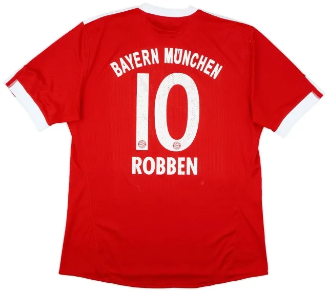 2009-10 Bayern Munich Home Shirt Robben #10 - 6/10 - (XL)