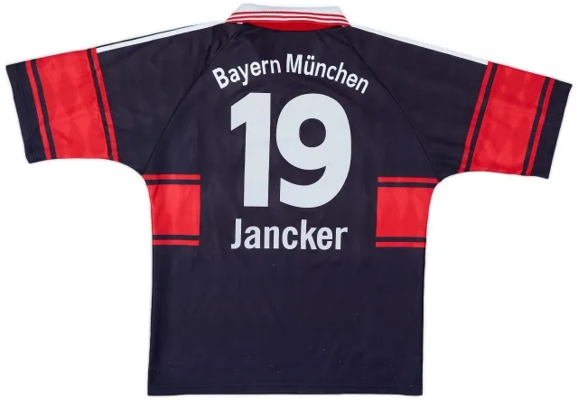 1997-99 Bayern Munich Home Shirt Jancker #19 - 7/10 - (M)