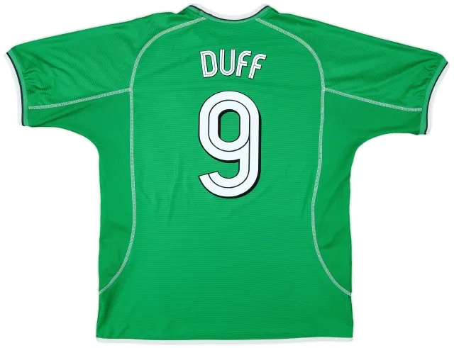 2002-03 Ireland Home Shirt Duff #9 - 8/10 - (XL)