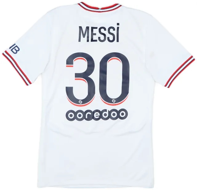2021-22 Paris Saint-Germain Fourth Shirt Messi #30 - 7/10 - (XS)