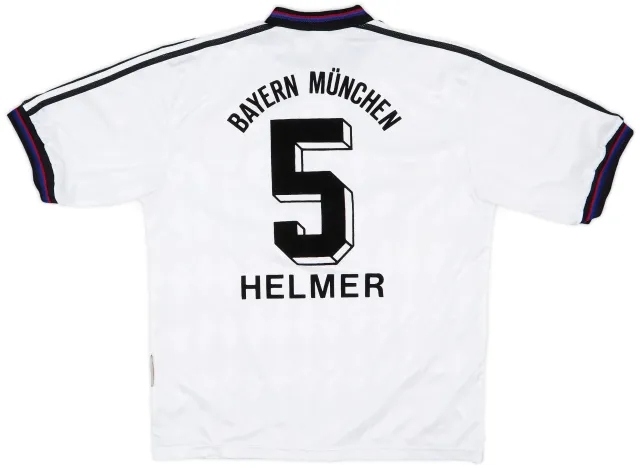1996-98 Bayern Munich Away Shirt Helmer #5 - 9/10 - (L)