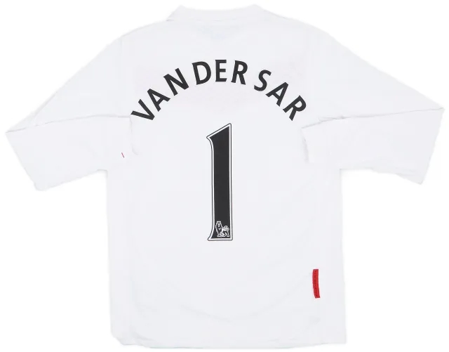 2009-10 Manchester United GK Shirt Van Der Sar #1 - 7/10 - (L.Boys)