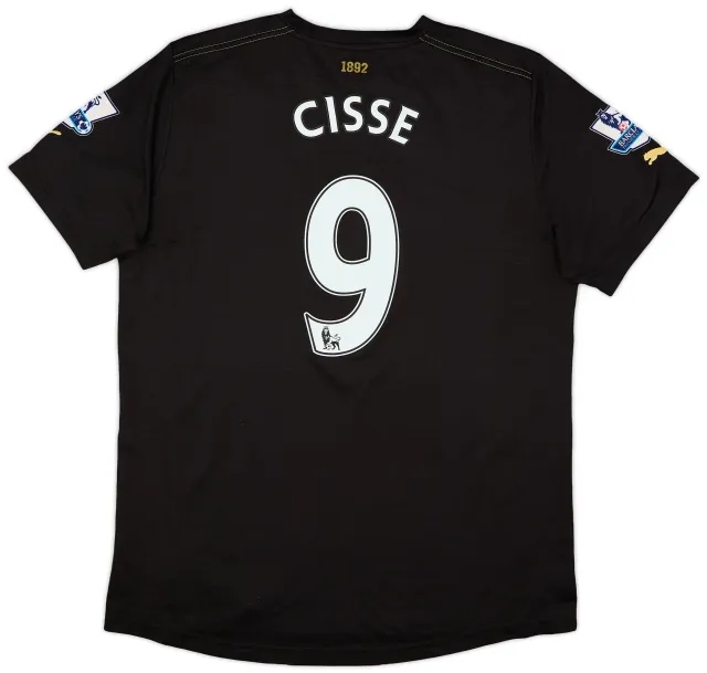 2011-12 Newcastle Third Shirt Cisse #9 - 7/10 - (L)