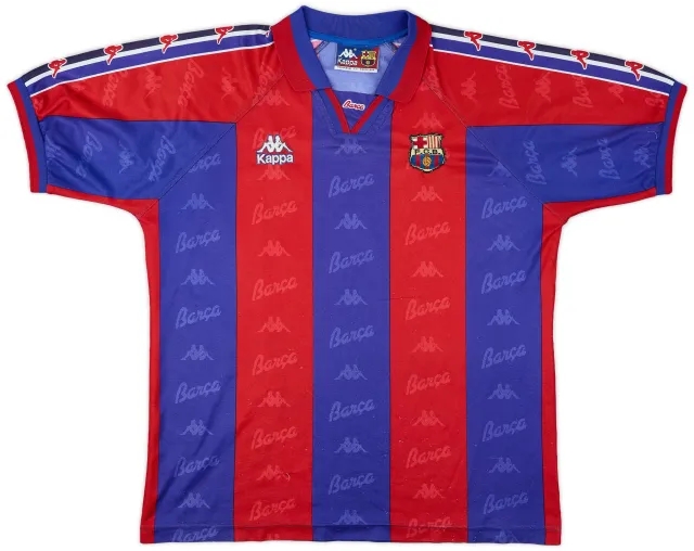 1995-97 Barcelona Home Shirt - 6/10 - (L)
