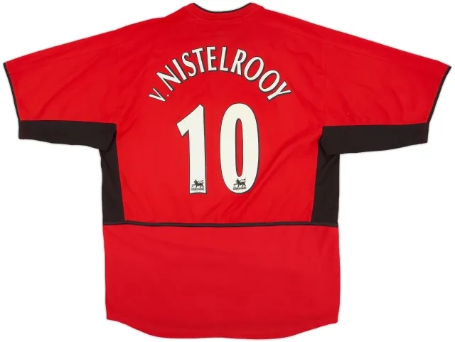 2002-04 Manchester United Home Shirt - 4/10 - (S)