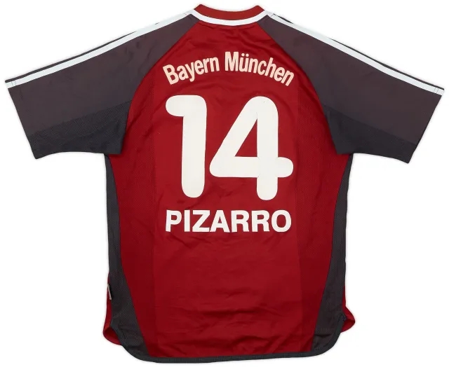 2001-02 Bayern Munich Home Shirt Pizarro #14 - 6/10 - (Y)
