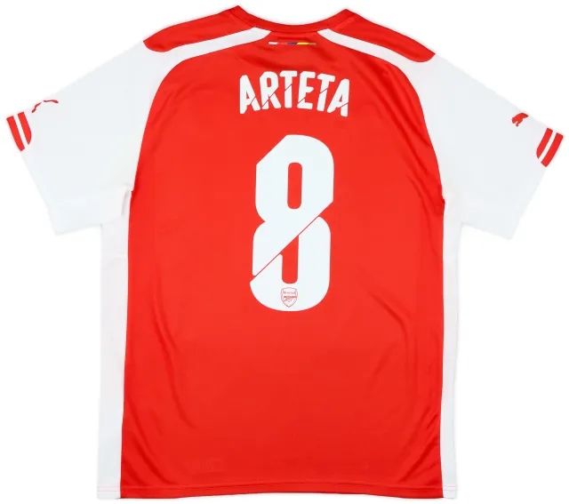 2014-15 Arsenal Home Shirt Arteta #8 - 8/10 - (L)