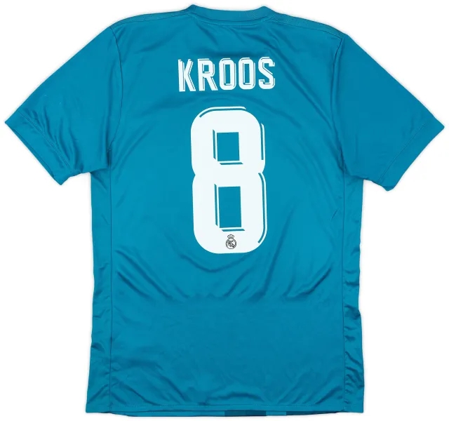 2017-18 Real Madrid Third Shirt Kroos #8 - 8/10 - (S)