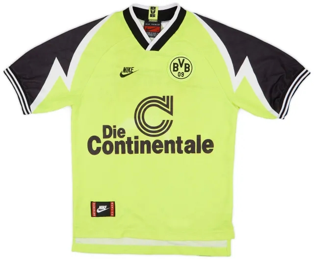 1995-96 Borussia Dortmund Home Shirt - 7/10 - (XS)