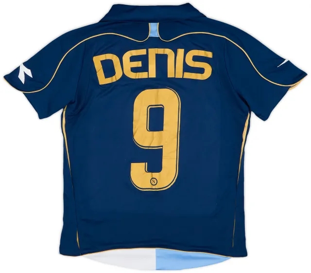 2008-09 Napoli Third Shirt Denis #9 - 7/10 - (S)