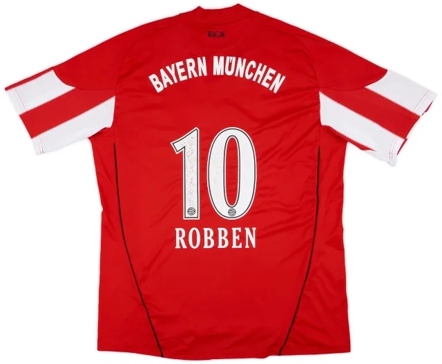 2010-11 Bayern Munich Home Shirt Robben #10 - 5/10 - (XL)
