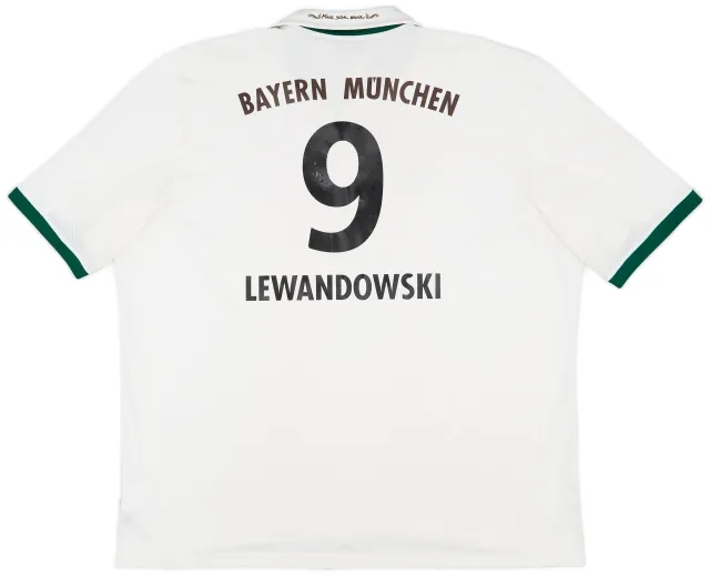 2013-14 Bayern Munich Away Shirt Lewandowski #9 - 6/10 - (3XL)