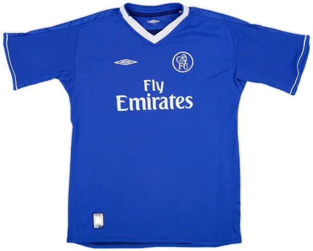 2003-05 Chelsea Home Shirt - 9/10 - (XL.Boys)