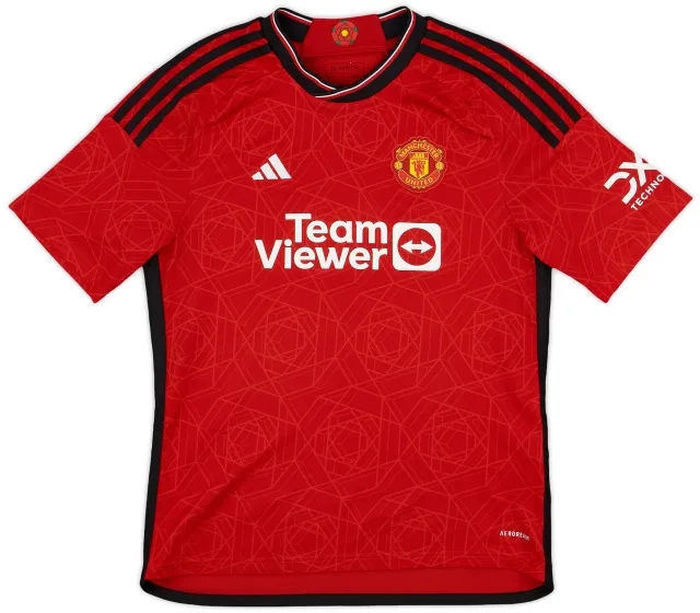 2023-24 Manchester United Home Shirt - 9/10 - (XL.Boys)