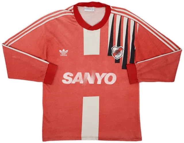 1993-94 River Plate Away L/S Shirt - 5/10 - (L)