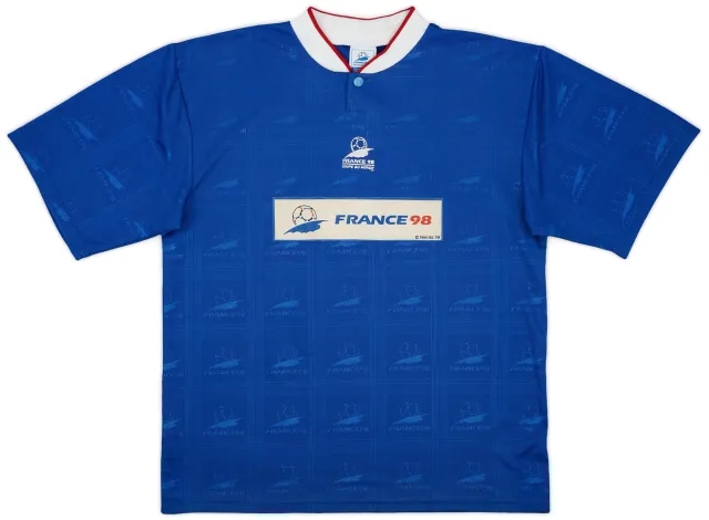 1998 France 98 Coupe du Monde Training Shirt - 8/10 - (L)