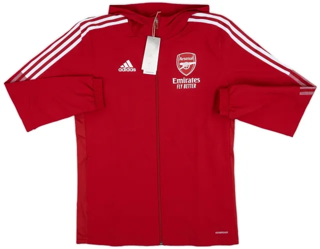 2021-22 Arsenal adidas Hooded Track Jacket (S)