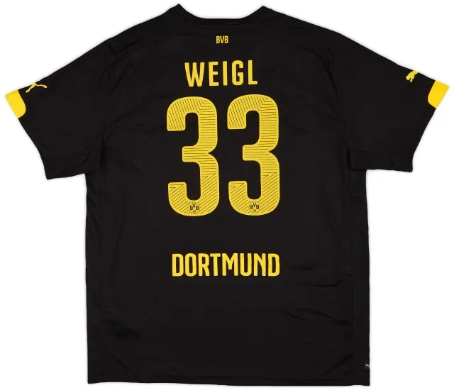 2014-16 Borussia Dortmund Away Shirt Weigl #33 (XL)