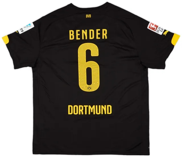 2014-16 Borussia Dortmund Away Shirt Bender #6 (XL)