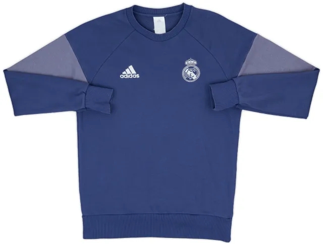 2016-17 Real Madrid adidas Sweat Top - 7/10 - (M)