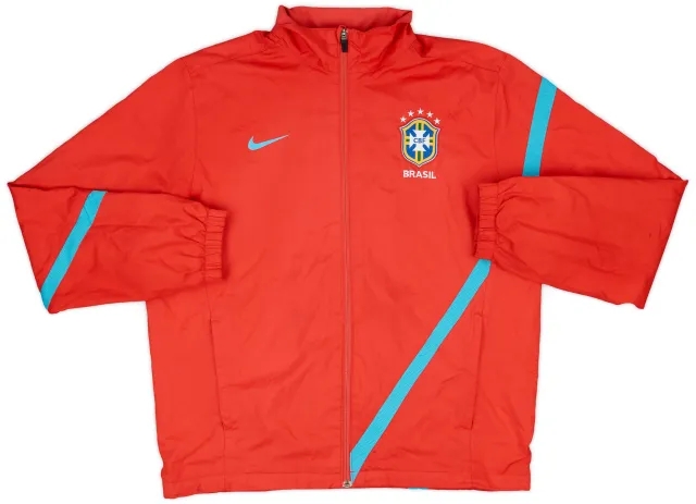 2012-13 Brazil Nike Track Jacket - 6/10 - (L)