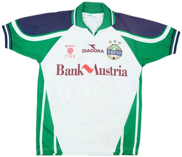 1998-99 Rapid Vienna Home Shirt - 7/10 - (XL.Boys)