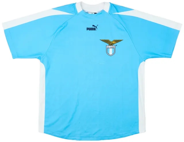 2003-04 Lazio 'Signed' Basic Home Shirt - 7/10 - (M)