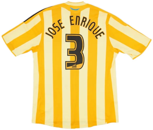 2009-10 Newcastle Away Shirt Jose Enrique #3 - 8/10 - (L)
