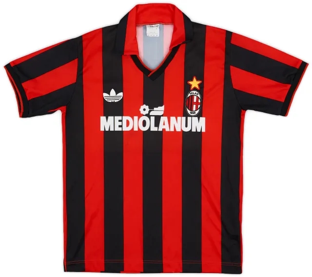 1990-91 AC Milan Home Shirt - 8/10 - (S)
