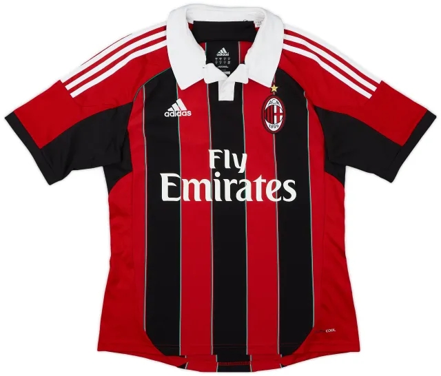 2012-13 AC Milan Home Shirt #2 - 9/10 - (M)